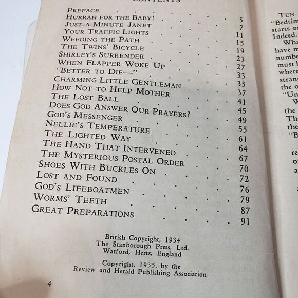 Old 1935 Vintage PB Uncle Arthurs Bedtime Stories Childrens Bible Moral Book - Picture 7 of 10